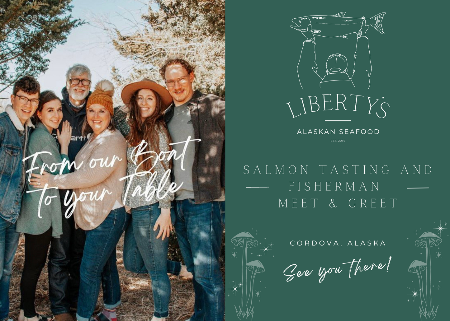 Fungus Festival- Copper River Salmon Tasting and Fisherman Meet & Greet